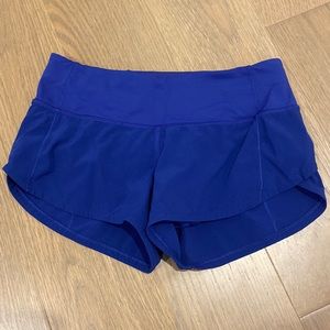 Lululemon 2.5 Speed up shorts - Larkspur